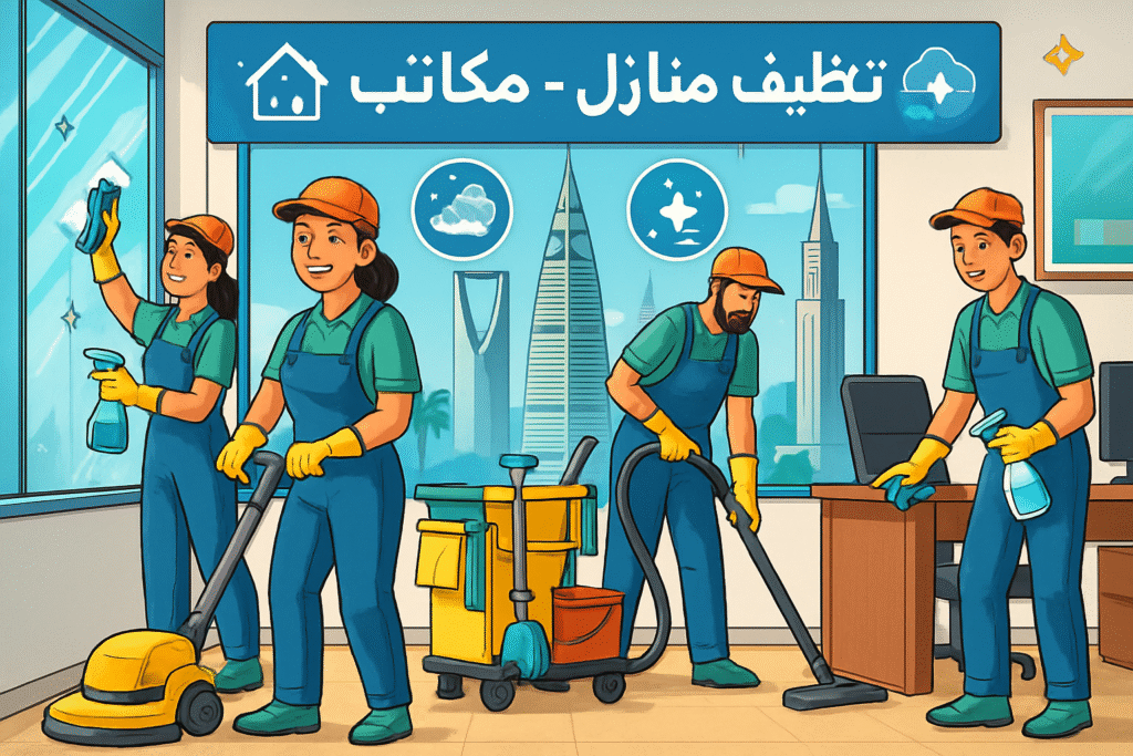 شركة تنظيف وتعقيم بالرياض بخدمة احترافية تضمن بيئة صحية وآمنة في كل ركن من منزلك أو مكتبك