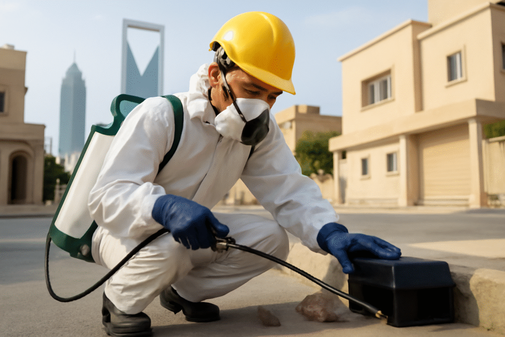 مكافحة الفئران والحشرات بالرياض