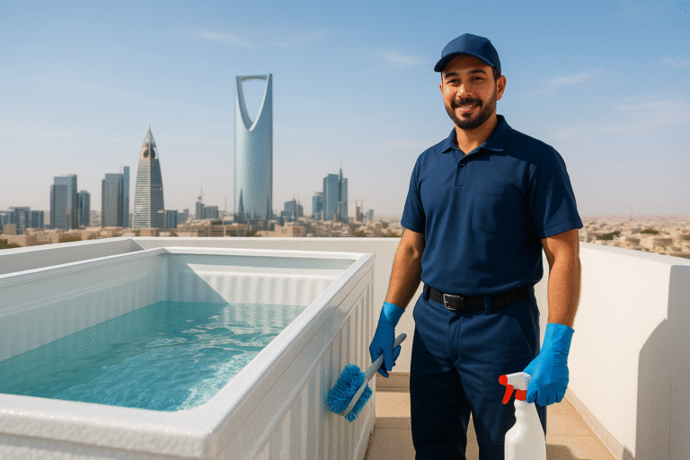 شركة تنظيف الخزانات بجودة عالية بالرياض بخبرة مميزة تضمن لك مياه نقية