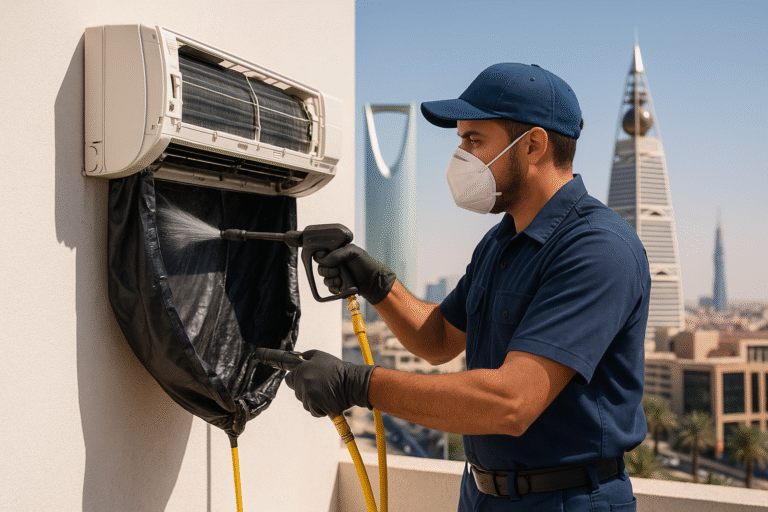 أفضل شركة تنظيف مكيفات بالرياض خدمات شاملة لصيانة وتنظيف المكيفات بكفاءة