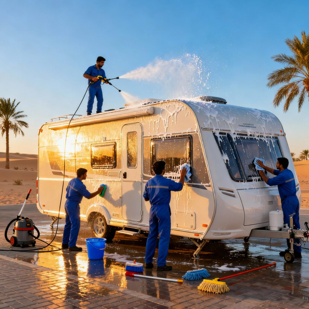 شركة تنظيف كرفانات بالرياض