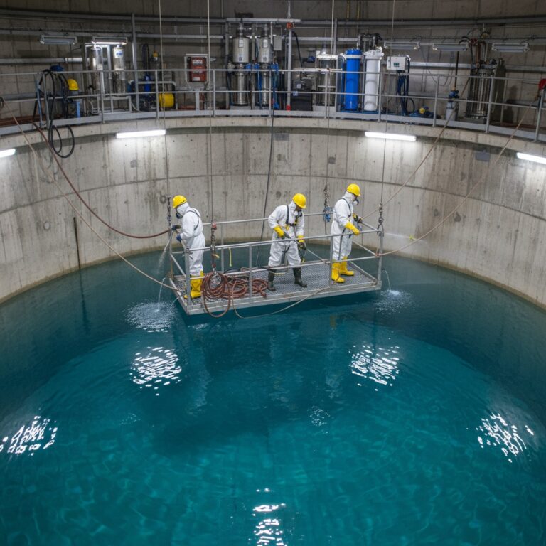 عزل الخزان الارضي لضمان مياه نقية وحماية دائمة مع بي كلين ماستر