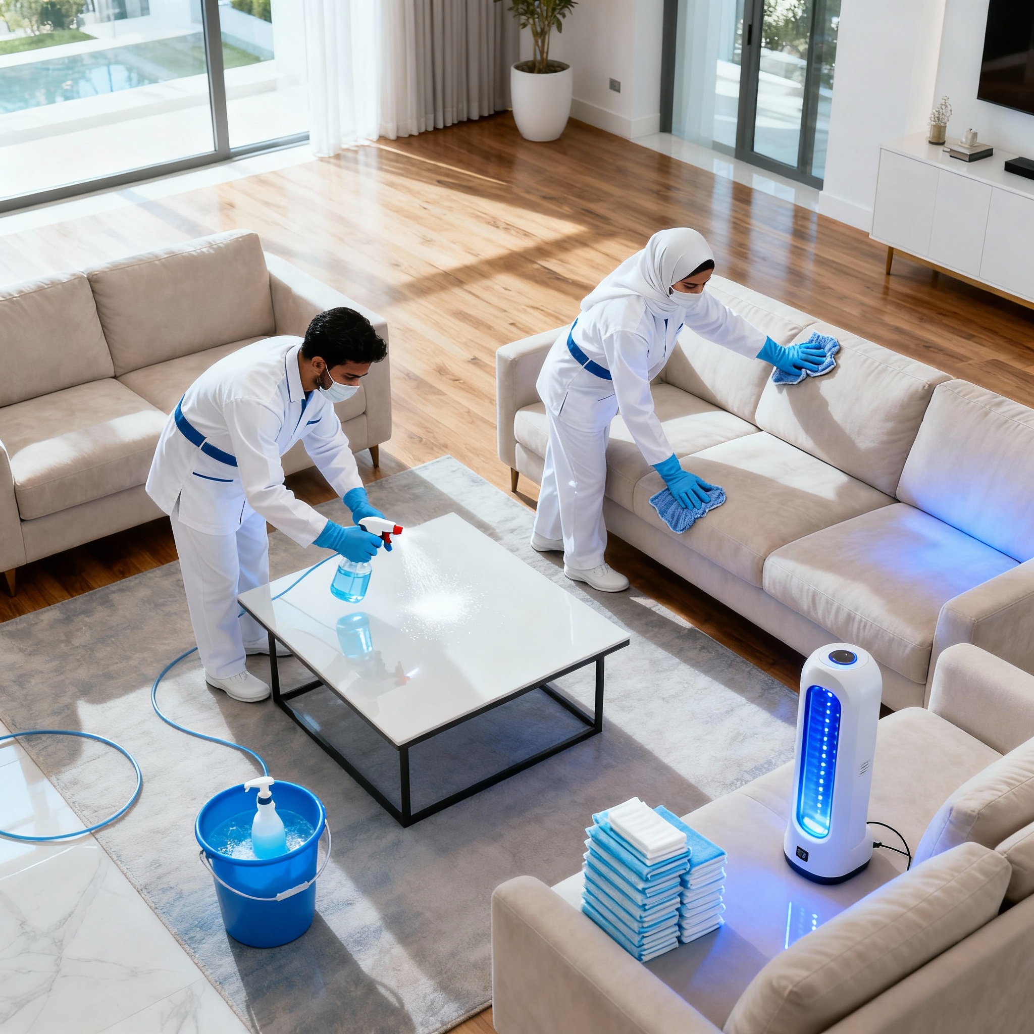 تنظيف وتعقيم المنازل بعد المرض الرياض أمان ونظافة تامة2