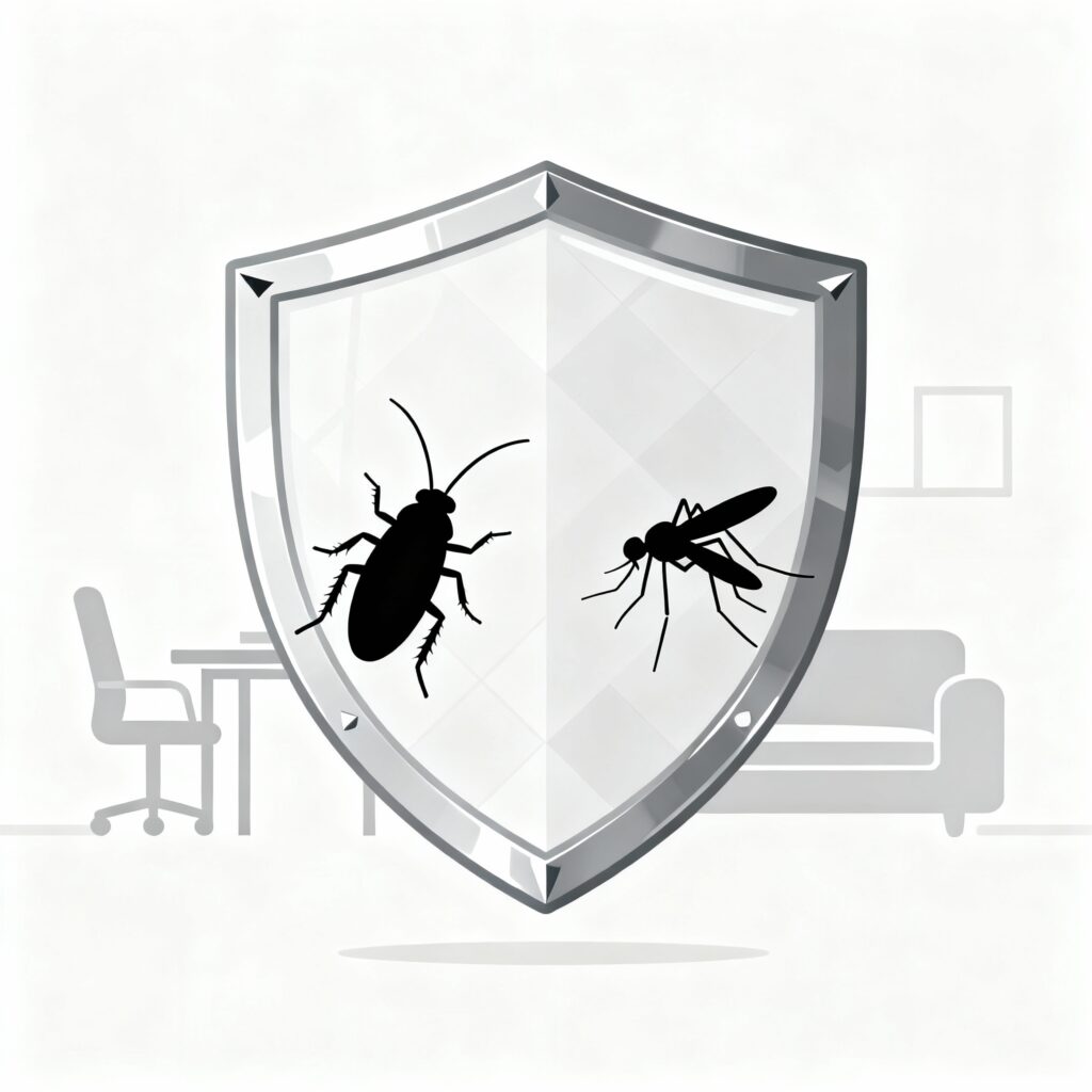 مكافحة الحشرات للمنازل والمكاتب بضمان شامل مع أفضل الحلول المتكاملة