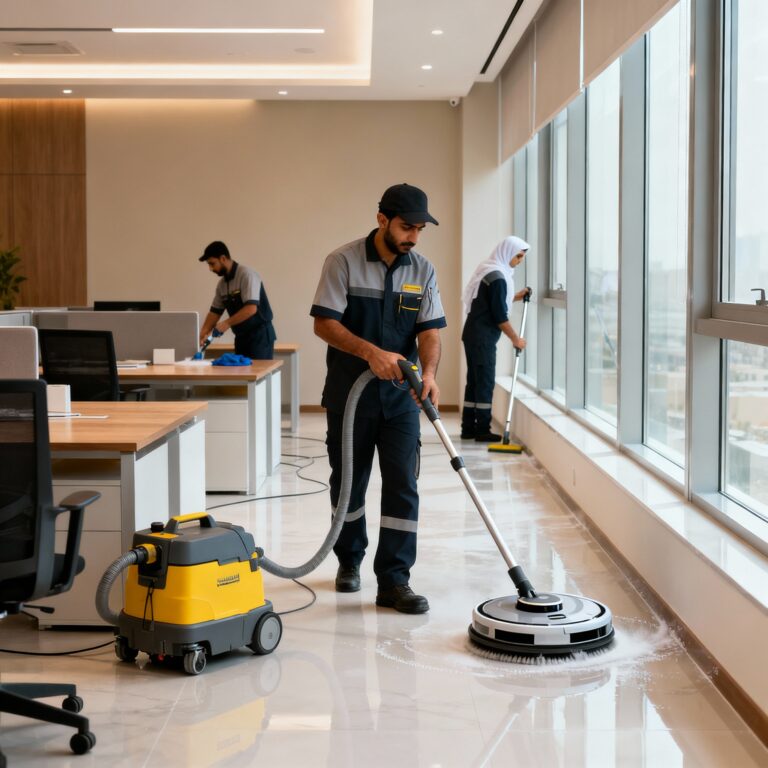 تنظيف المكاتب الإدارية والشركات بالرياض بيئة عمل راقية بأحدث التقنيات