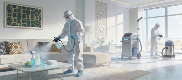 أفضل خدمات تنظيف وتعقيم بعد المرض بالرياض شركة بي كلين