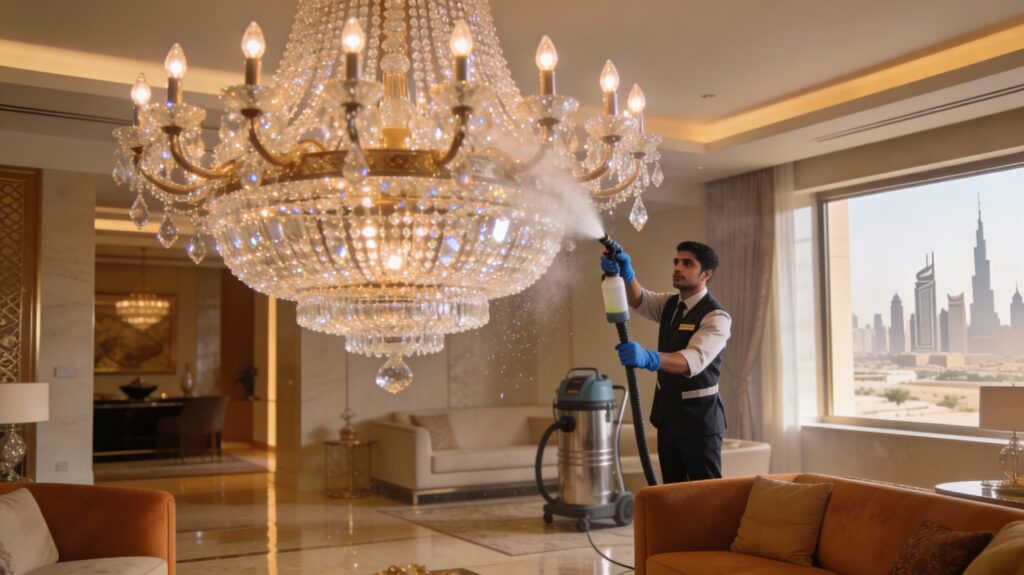 الرياض تتألق مع خبراء تنظيف ثريات فاخرة ومنازل بلمسة احترافية.
