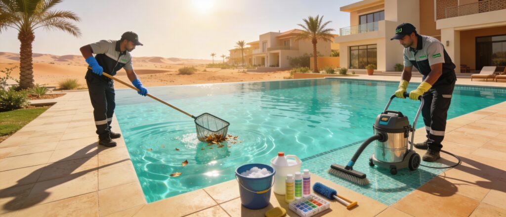 شركة تنظيف مسابح منزلية بالرياض بخدمات احترافية تضمن لك مياه نظيفة